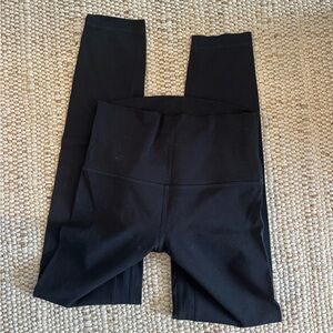 Black align leggings